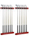 Golf Club Display, Placement, Storage, Organization, and Storage Rack for Putting Green, Course, and Clubhouse