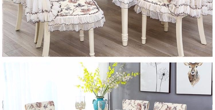 Vườn khăn trải bàn vải sân vườn khăn trải bàn ghế đệm bao gồm bộ Châu Âu ren cà phê vải bàn ăn ghế đệm ghế khăn trải bàn nilon
