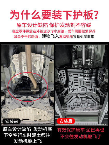 Honda Haoying 엔진 가드 플레이트 펜더 17-22 CRV 섀시 배플 자동차 보호 플레이트 수정에 적합합니다.