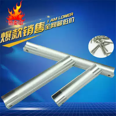 One word solid thickened single and double color space aluminum alloy handle Drawer wardrobe sub-overall cabinet door handle Hardware handle
