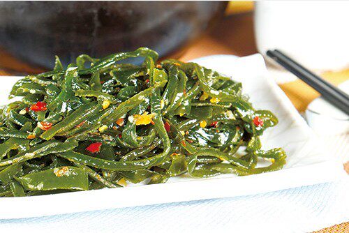 Yanbian Korean Authentic Korean-style Kimchi Spicy Kelp Shredded 250g 3 Servings