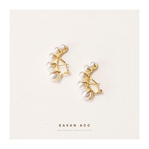 EAVAN ACC Ulysses French vintage super beautiful gradient pearl premium sense niche designer earrings