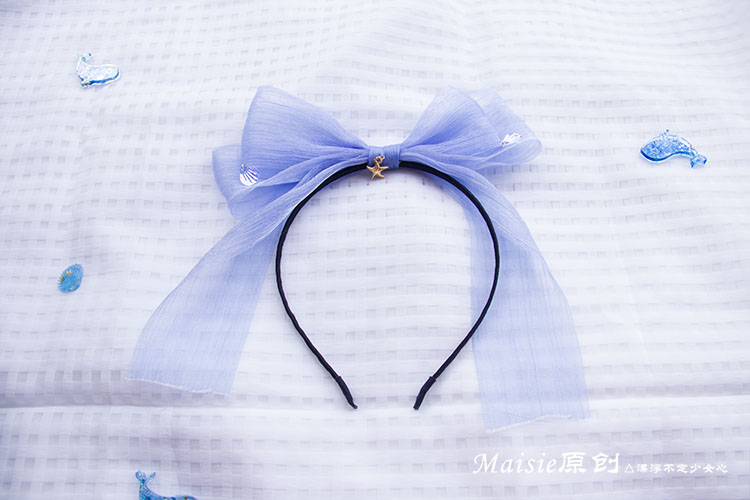 Bản gốc lolitakc nổi mơ cá voi nhỏ phụ kiện tóc tiara nơ cạnh clip clip giày trâm cài tóc - Trâm cài cài áo vest