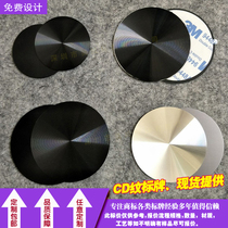  Manufacturers supply metal signs CD pattern signs sun pattern nameplates aluminum signs CD pattern signs