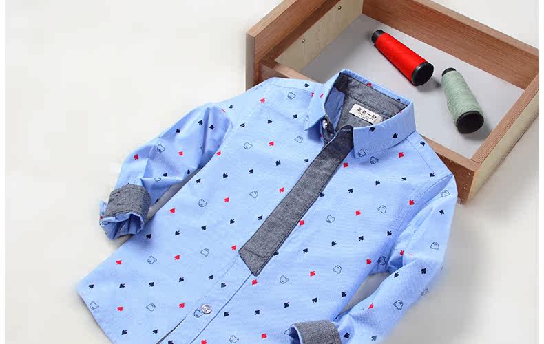 Chemise garcon à manche longue - Ref 2074690 Image 23