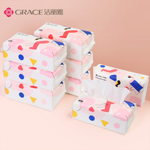 8 Packs Clean Liya Disposable Wash Face Towels Towel Travel Dress Face Towels Beauty Towel Adult Home Cotton Soft Towels