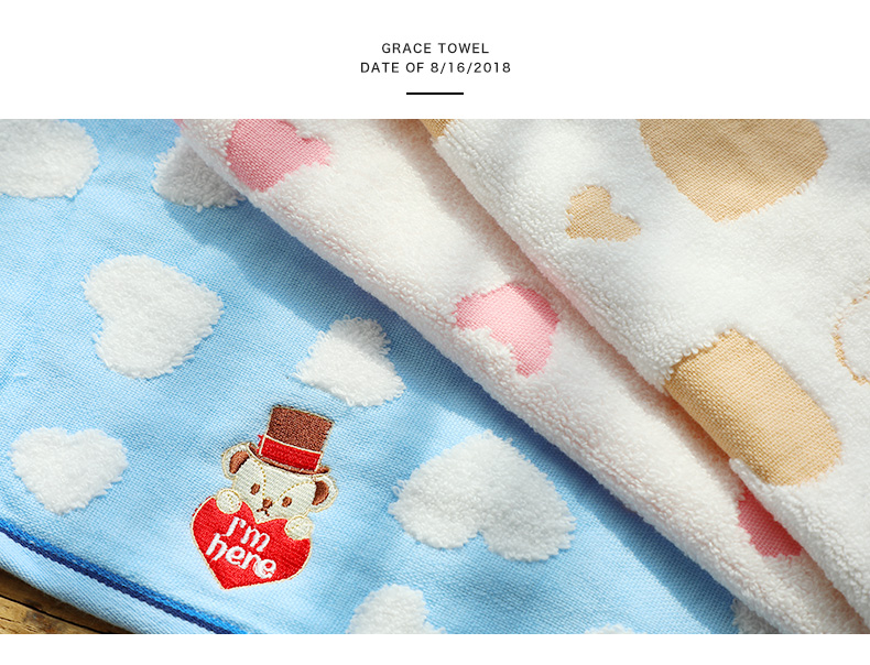 Jie Li Ya / Bộ sưu tập Teddy Gạc bông nguyên chất, không nước, sữa rửa mặt trẻ em, khăn nhỏ, khăn nước bọt trẻ em - Khăn tắm / áo choàng tắm áo choàng tắm biển