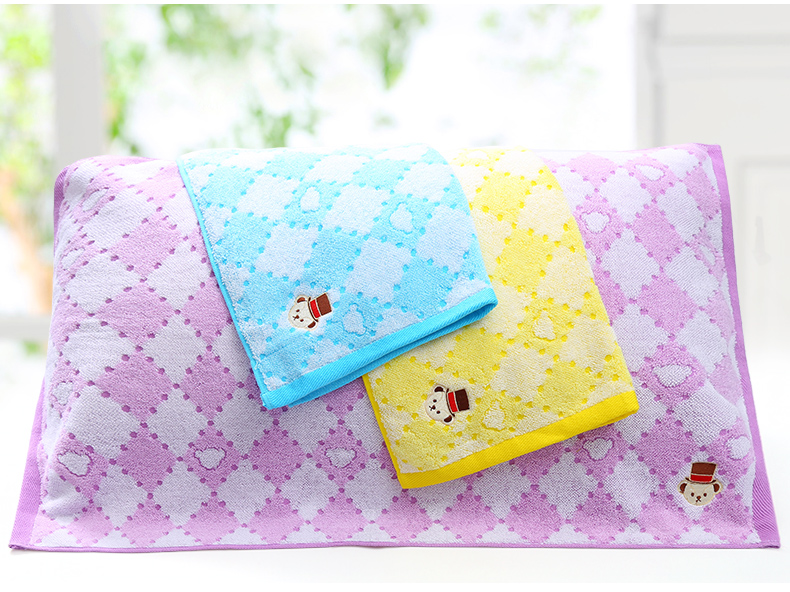 Jie Li Ya / Teddy báu gối khăn bông Bốn mùa thoáng khí tăng dày người đàn ông trưởng thành và phụ nữ đôi gối khăn vỏ gối