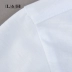 Luo Haonan Mỏng Thời Trang Mùa Hè In Trắng Chitin Ngắn Tay Áo T-Shirt Vòng Cổ Áo Người Đàn Ông Hoang Dã của Áo Sơ Mi