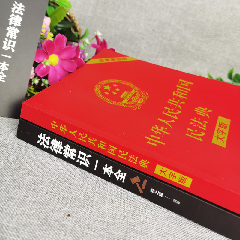 21年新版中華人民共和國民法典 法律常識一本全2冊一本書讀懂法律常識全知道法律基礎知識書籍正版民法法條彙編法律入門書籍