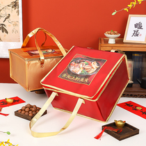 Portable eco-friendly bag Waterproof Basin Vegetable Distribution Hand Carrying Pocket Special Takeaway Packaging Bag Insulation for cold and cold delivery stickers