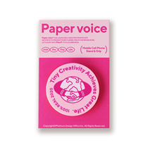 PAPER VOICE mobile phone anti-fall airbag safety bracket Headphone winding device Drama artifact retractable