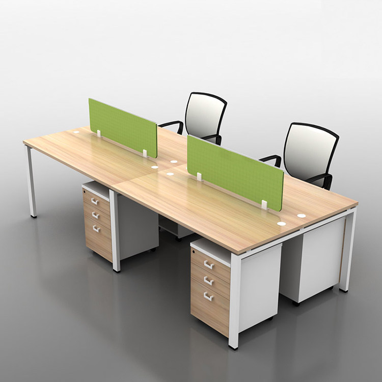 Modern Minimalist Office Furniture Screen Combination Employee Table Computer Desk 2 6 4 4 Staff Desk Chair