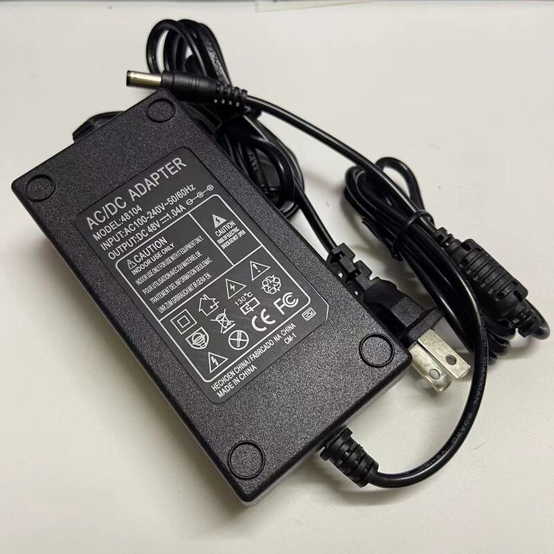 Hikvision Poe Surveillance Hard Disk Video Host Dc48V1.04A2A3A Power Adapter 48W45W90W