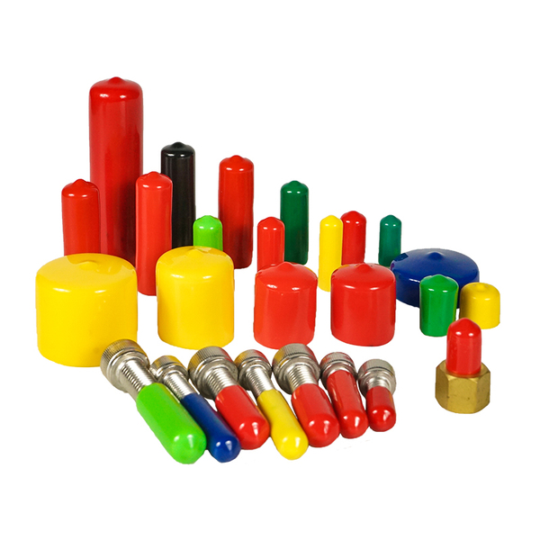 Rubber Cap Thread Protective Sleeve Insulating Cap Plastic Steel Pipe Cover Rubber Cap Cable Sealing Cap Screw Sleeve Rubber Cap