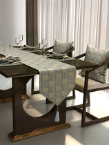 And courtyard New Chinese style Chinese Wind Table Flag Jacquard Tea Table Flag Towels HOTEL BED TAIL TOWELS TABLE CLOTH ART STRIP