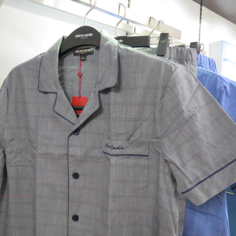 The specialist Pilkadan Household Clothes Men's thin cotton short - sleeved pants pajamas suit bamboo fiber cotton