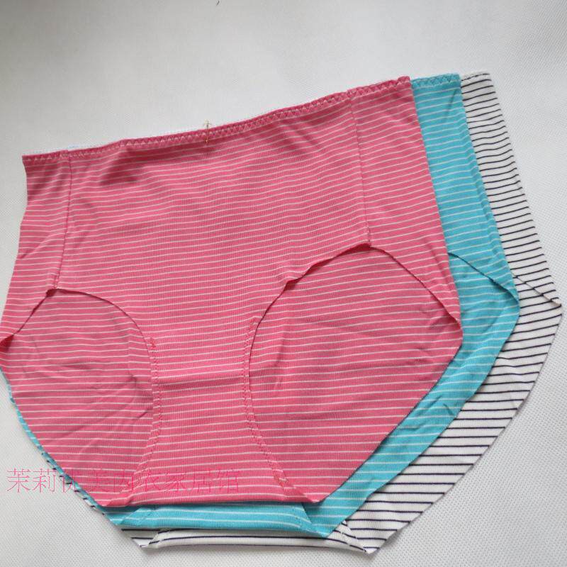 Counter giants underwear women's underwear Viscose fiber Modal incognito stretch striped four-corner underwear M127126
