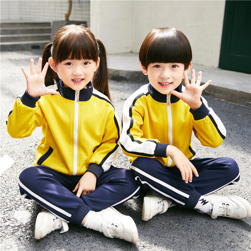 Kindergarten garden clothing spring and autumn clothing three-piece children's class suit first-year children's class uniform Spring suit sportswear