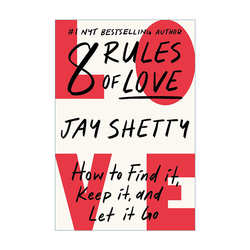 英文原版 8 Rules of Love 愛的8條規則 僧侶作家Jay Shetty 英文版 進口英語原版書籍