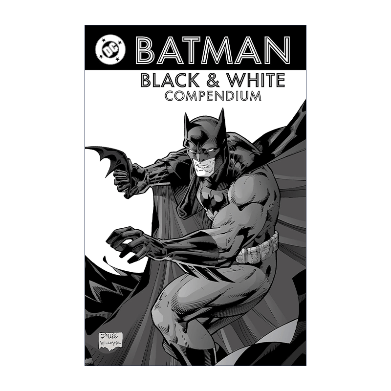 英文原版 Batman Black & White Compendium 蝙蝠侠 黑与白 完全版 DC漫画 J.H. Williams 英文版 ...
