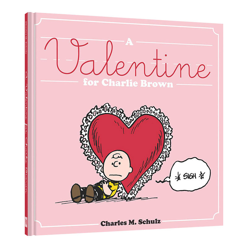 English Original Version a Valentine for Charlie Brown Peanuts Comics Valentine's Day Gift for Charlie Brown Hardcover English Edition Imported English Original Book