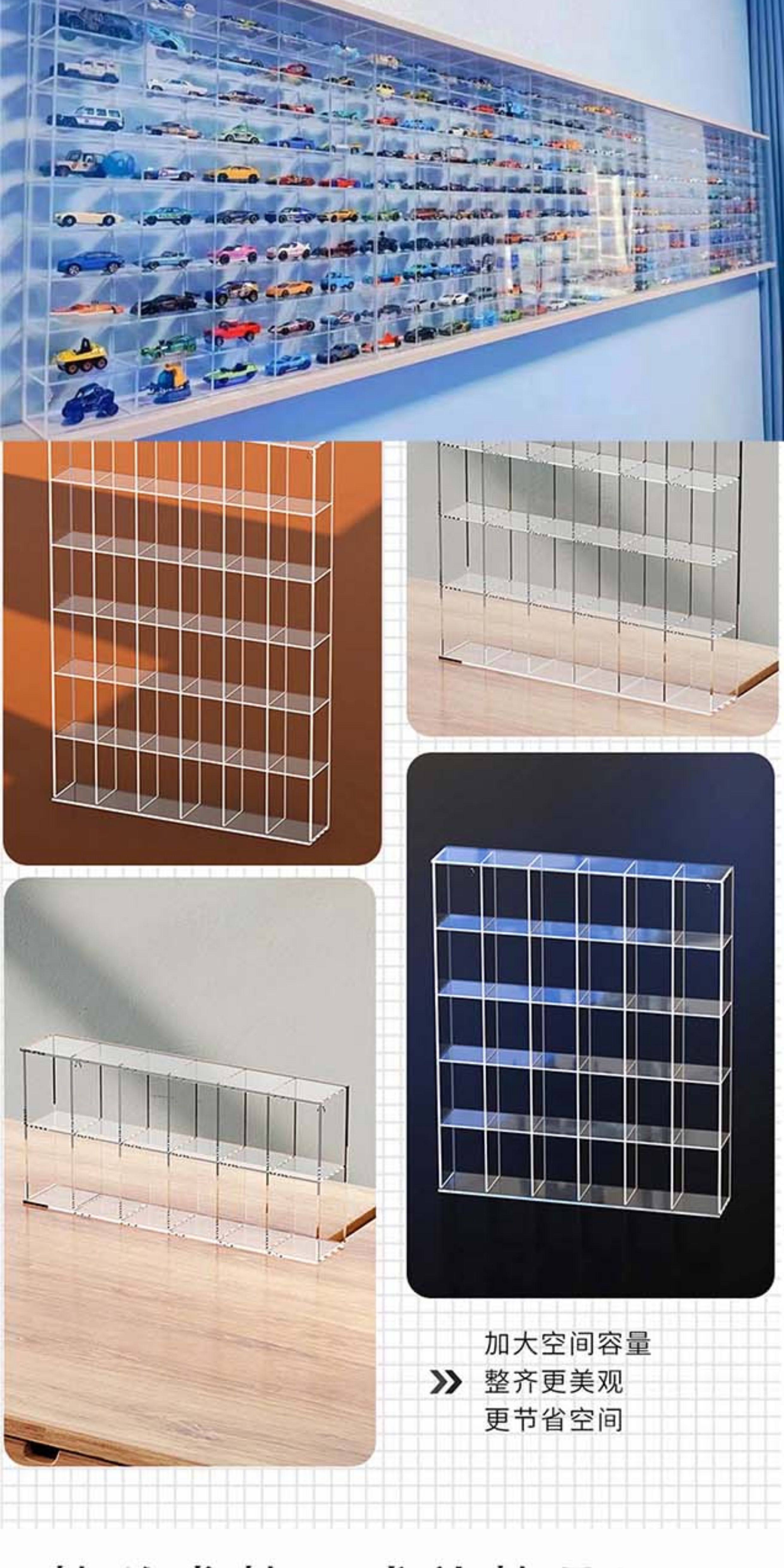 Витрина 亚克力展示架透明渐变色手办酒柜服装店鞋子包包亚克力置物架定制