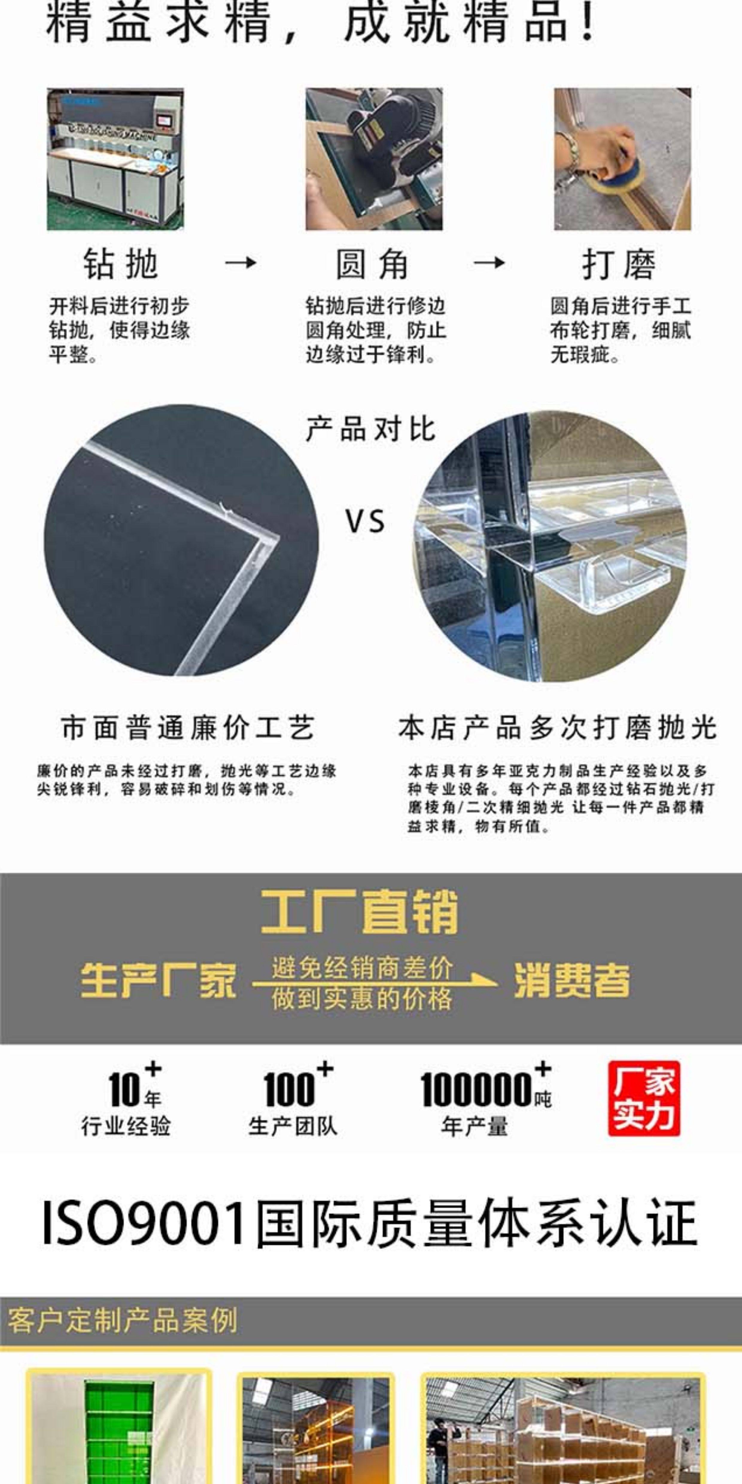 Витрина 亚克力展示架透明渐变色手办酒柜服装店鞋子包包亚克力置物架定制