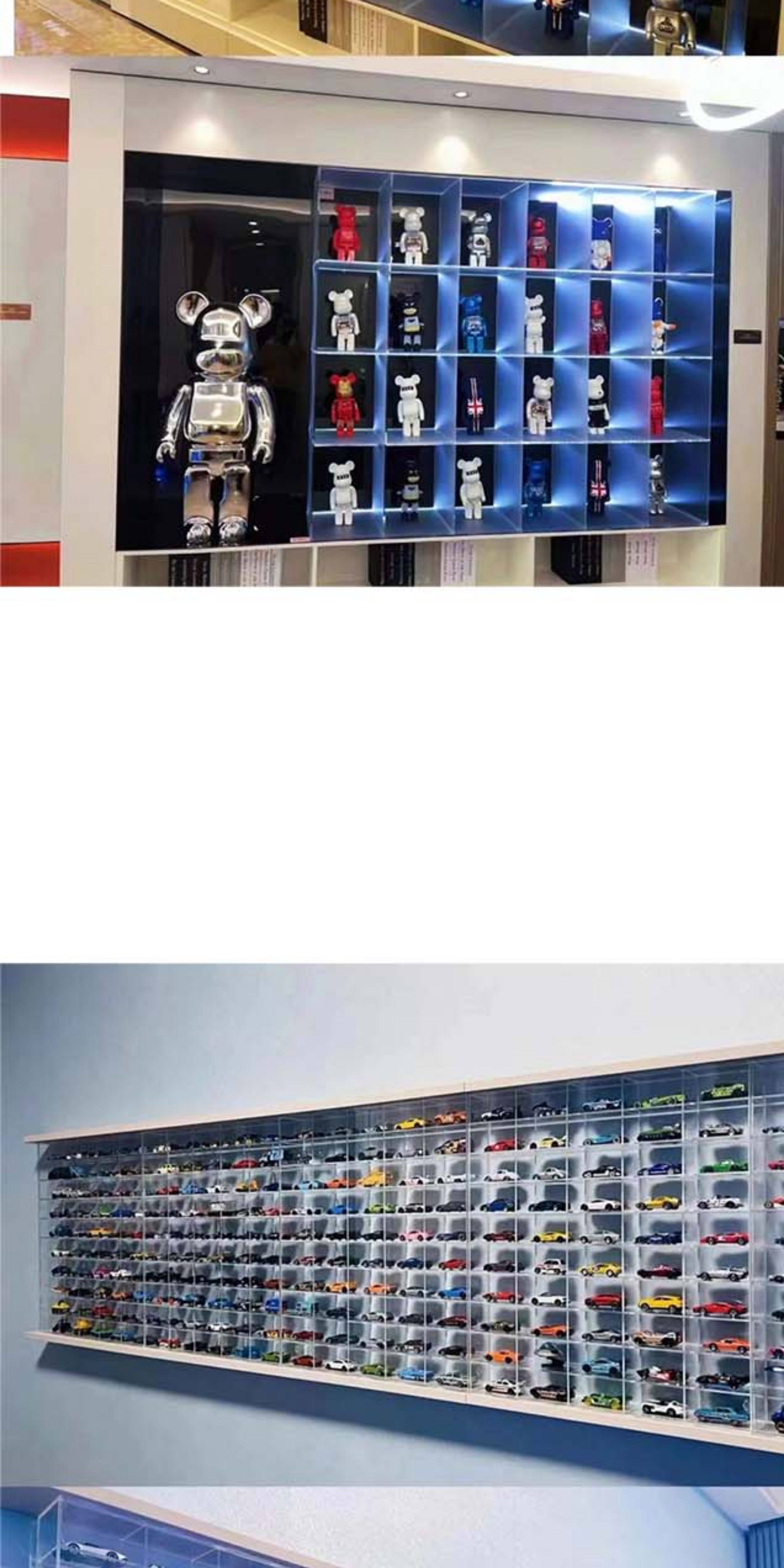 Витрина 亚克力展示架透明渐变色手办酒柜服装店鞋子包包亚克力置物架定制