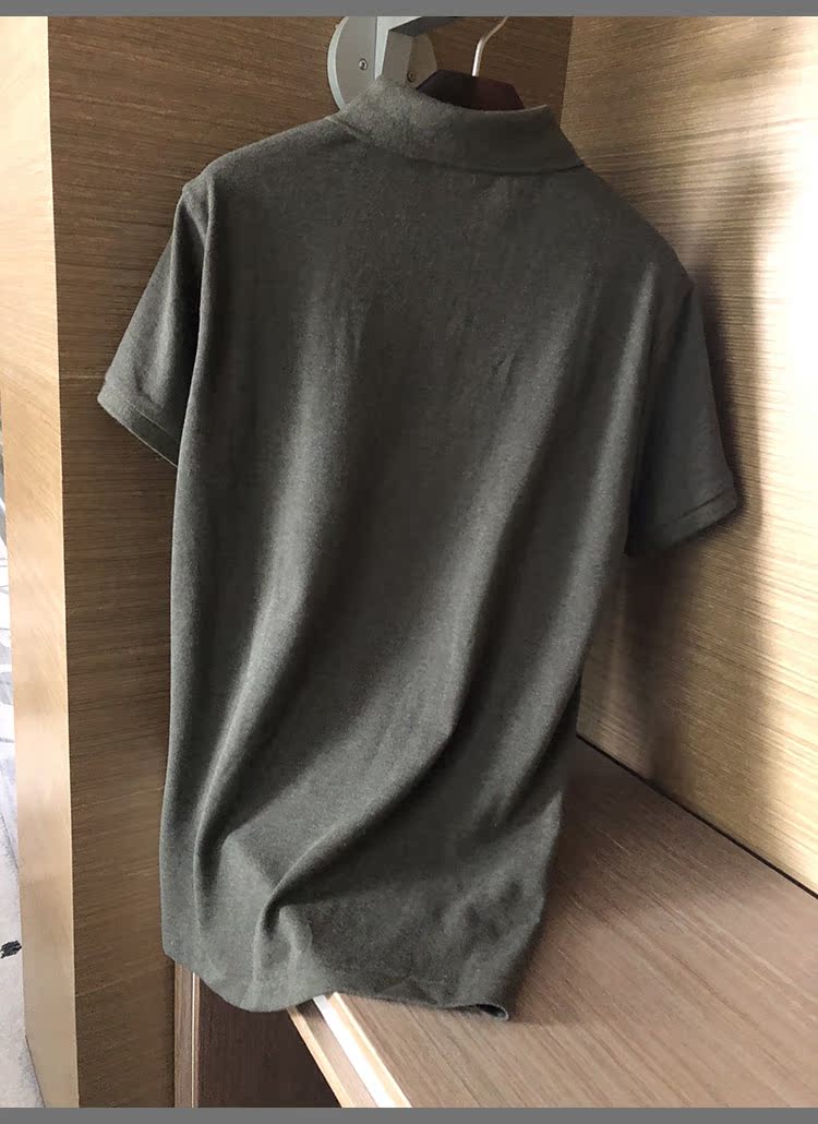 [Điểm độc quyền cũ] Áo phông POLO nam thêu lớn đẹp trai [hơn một cỡ] áo thun cotton nam
