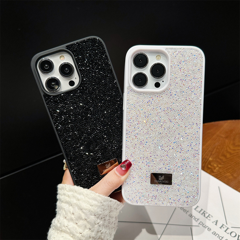 Swarovski Rhinestone Case Suitable for Apple 17 Pro Max Phone Case iPhone 17 Air High-End 16 Plus Rhinestone 15Pm New Model 14 Luxury 13 Full Rhinestone European and American Style 12 Trendy Brand Mate60