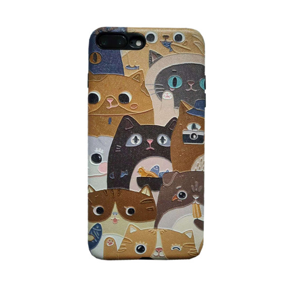 Original oppor11s cat mobile phone shell protective sleeve r9splus relief r15 r17 illustration cute Japan and South Korea ins