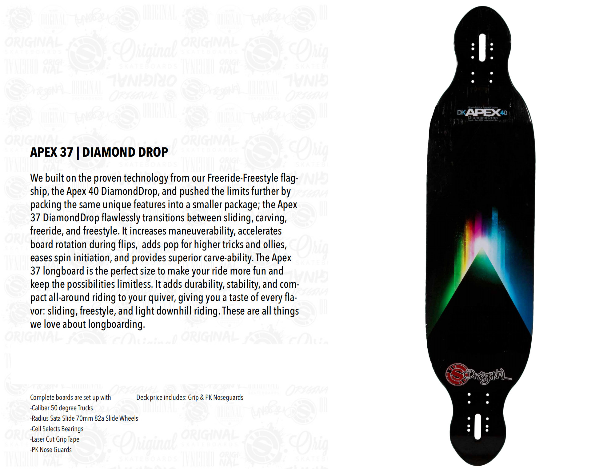 APEX long board flat plate panel protection speed drop version apex sandpaper speed reduction version
