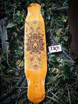 British mindless longboard dance board DC flat flower walking road longboard Ham (try longboard)