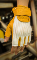 Ugly Brothers uglybros Cycling Motorcycle Half Finger Gloves Leather Breathable Summer Anti-fall Men's Locomotive Outdoor
