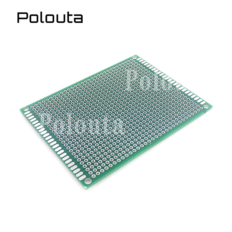 7 x 9cm hai mặt tấm dầu xanh hoàn toàn sử dụng bảng mạch board lỗ lớp thực nghiệm PCB board mạch.