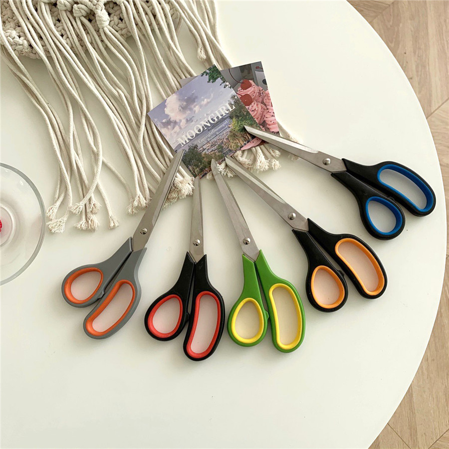 Kitchen home and other multi-functional suction card mounted multi-color scissors