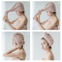 Out of Japan super absorbent quick-drying long hair dry hair towel healing dry hair cap adult children shower cap