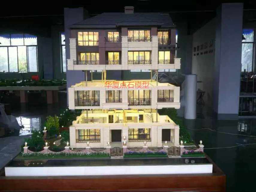 Single lift building sand table model making custom sales building commercial complex office hotel sales model
