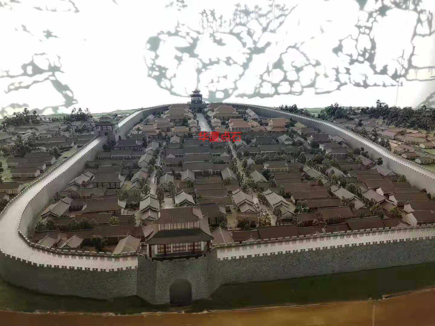 Ancient city restoration sand table model production miniature landscape scene model film and television sand table props customization service