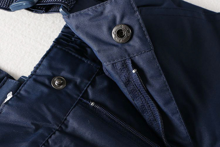 Детский ветрозащитный водонепроницаемый удерживающий тепло лыжный комбинезон для мальчиков, утепленные удерживающие тепло дорожные штаны Small Ishikawa 