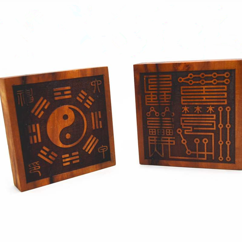 Old Zaomu Six Ding Liujia Ornament Liujia God Seal Ornament Altar Supplies