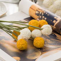 Gold ball golden mallet goldball Hammer Chrysanthemum gold Cane Balls Emulation Bouquet Decoration Pendulum table Flower Tea Several floral figurates