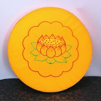Kneeling mat Baiver cushion Lotus Cushion Buddhist Supplies Kneeling Mat Buddhist Mat Buddhist Solid Wood Embroidered Baymat Meditation Mat