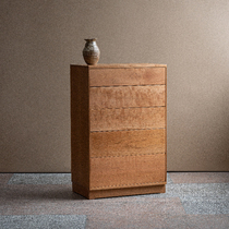 MUMO Wood Ink Good Series Five Fights Stand Cabinet Cherry Wood Eurostyle Minima Contained Solid Wood Storage Five Pumping Cabinets