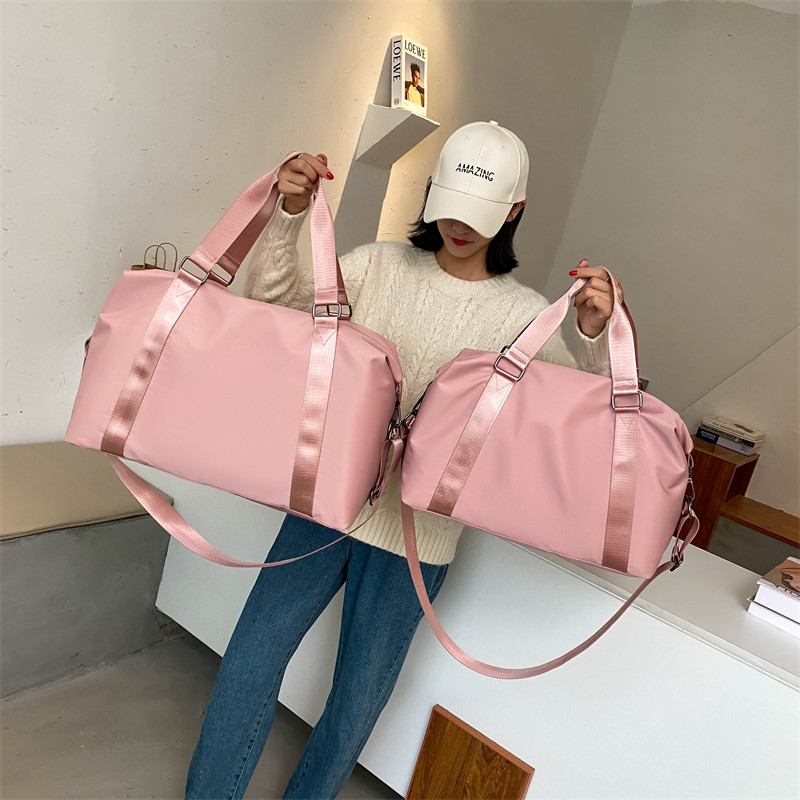 Travel bag women's large-capacity lightweight portable luggage bag to be produced storage bag sports swimming dry and wet separation fitness bag