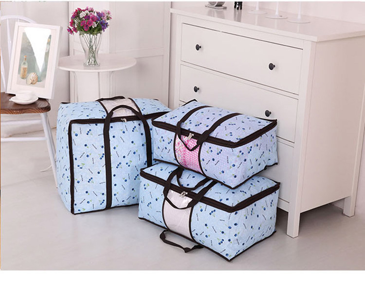 Túi quilt lưu trữ bag với quilt khác quần áo phụ kiện Oxford vải thêm quần áo lớn hoàn thiện túi dòng túi đựng điện thoại đeo tay chạy bộ