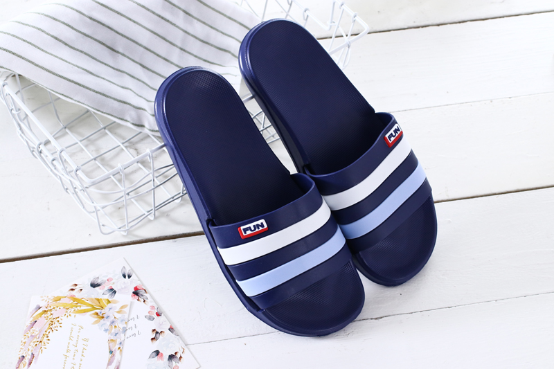 Cầu nam đẹp mùa hè đế dày trong nhà dép trong nhà dép mềm đế mềm chữ ev kéo vận chuyển quốc gia dép da bò