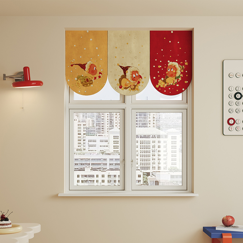 Christmas Decorative Door Curtain Partition Curtain, No-Drill Kitchen Bathroom Entryway Curtain, Bedroom Christmas Decoration Half Curtain Short Curtain Christmas Decorative Door Curtain Partition Curtain, No-Drill Kitchen Bathroom Entryway Curtain, Bedroom Christmas Decoration Half Curtain Short Curtain