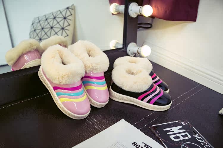 Chaussons enfants en autre pour hiver - semelle caoutchouc Wear - Ref 1006147 Image 21